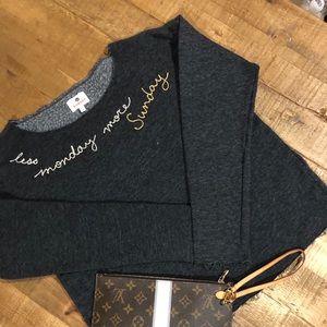 Sundry Gray Sweatshirt